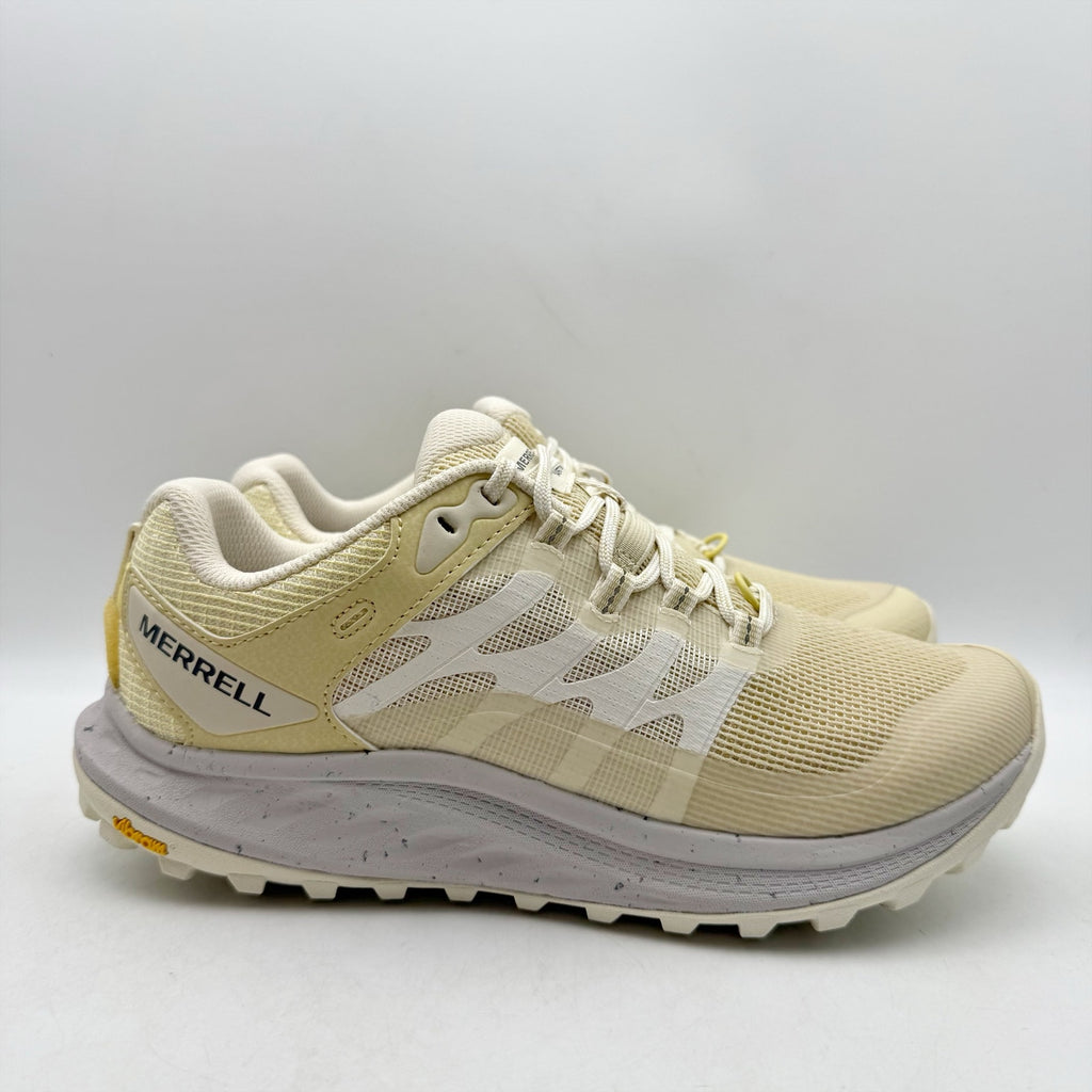 Merrell Womens Antora 3 Trail Running Sneakers US 9 Cream Yellow NWOB
