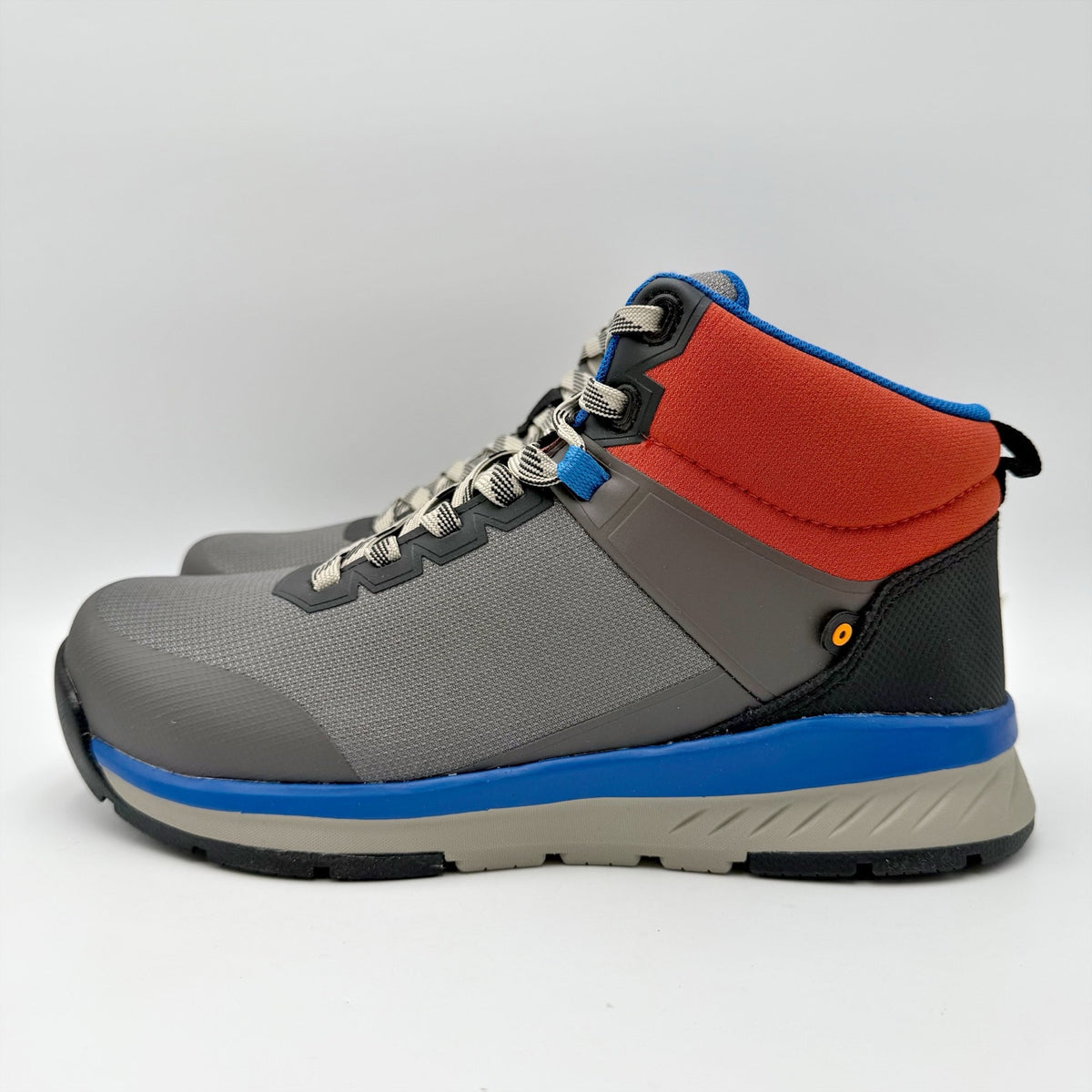 Bogs Mens Slate Mid Work Boots Size 8 EU 41 Grey Blue Composite Toe NIB