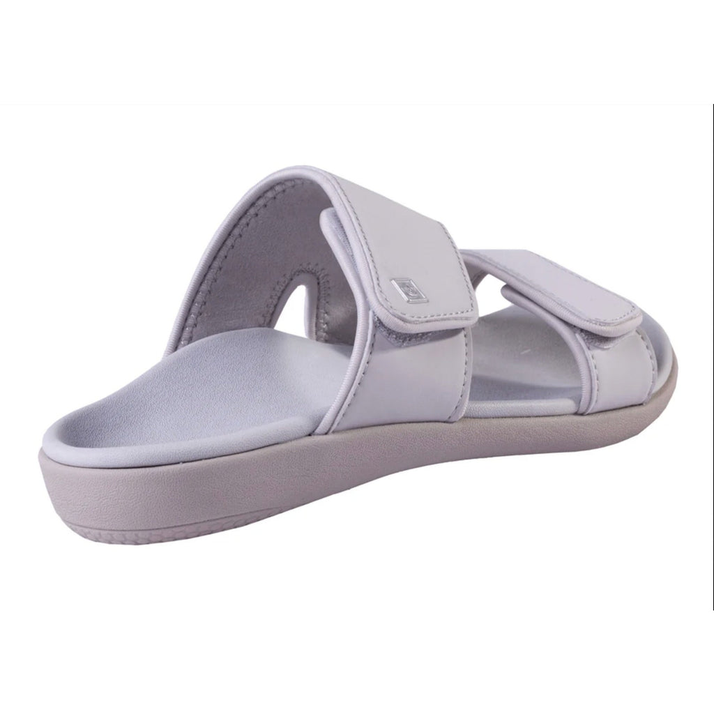 Spenco Womens KHOLO NUEVO Comfort Slide Sandals Size 7.5 WIDE Glacier Grey NWT