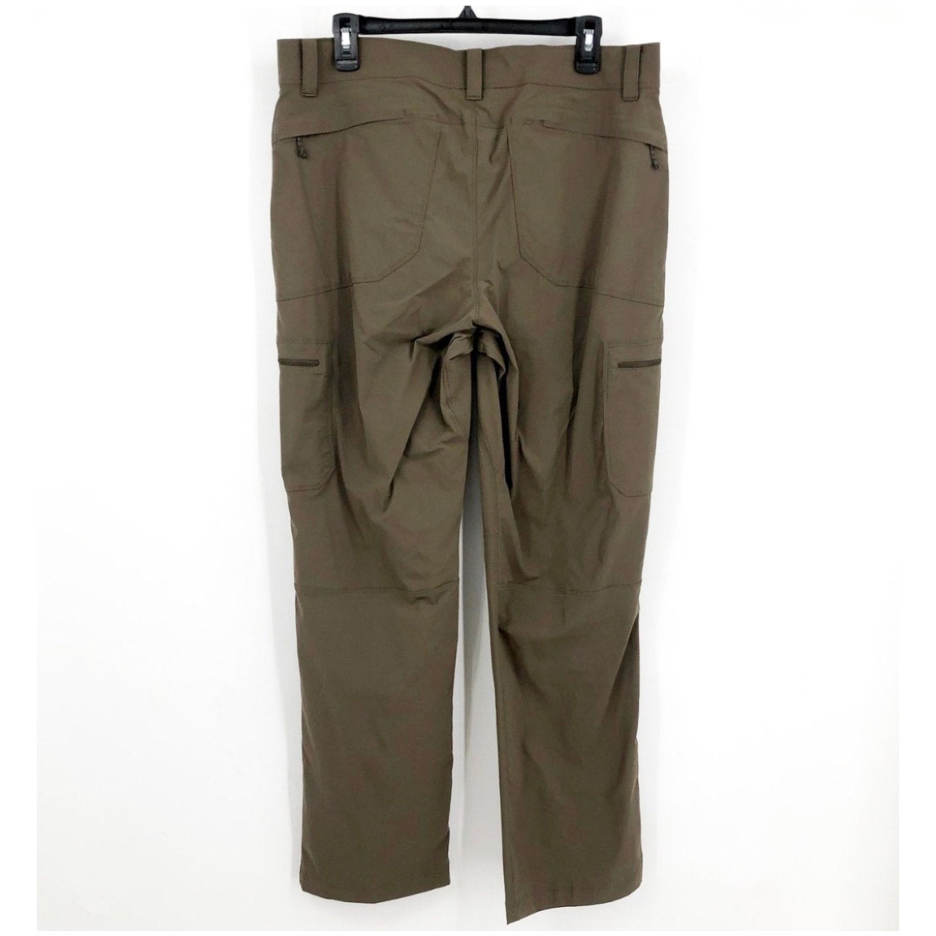 L.L. BEAN Men's Cresta Lined Hiking Pants 34x32 Brown Dark Cinder Pull On NWT