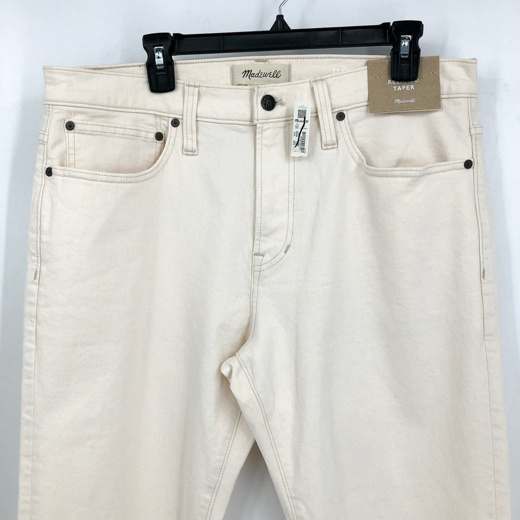 MADEWELL Men's Relaxed Taper Jeans 34x30 Vintage Canvas Denim ND582 NWT