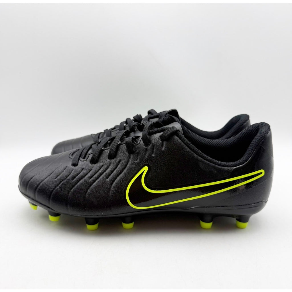 Nike Kids Tiempo Legend 10 Club FG Soccer Cleats US 6 YOUTH Black DV4352 NWOB