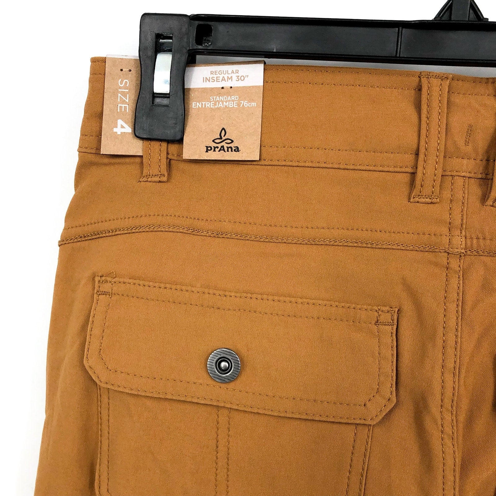 PRANA Women's Halle Straight Pants II Size 4 Reg Tan Earthbound NWT