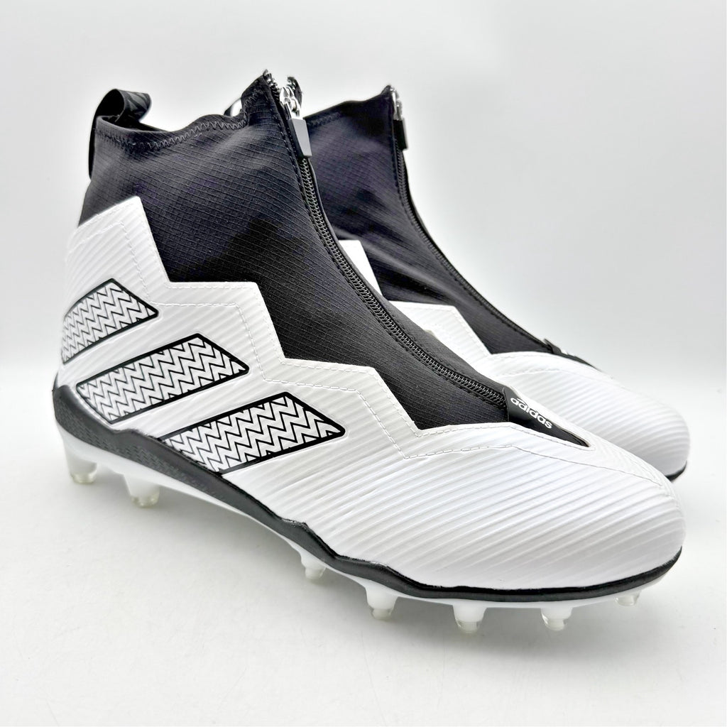 Adidas Mens Nasty Ultra 2.0 Football Cleats US 12 White Black Athletic NWOB