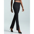 COMMANDO Women's Neoprene Split Front Pants XS Black Stretch NWT