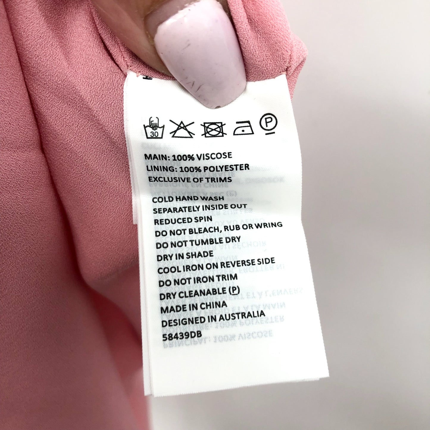 BARDOT Women's Rome Diamonte Slip Dress XXL Blush Pink NWT