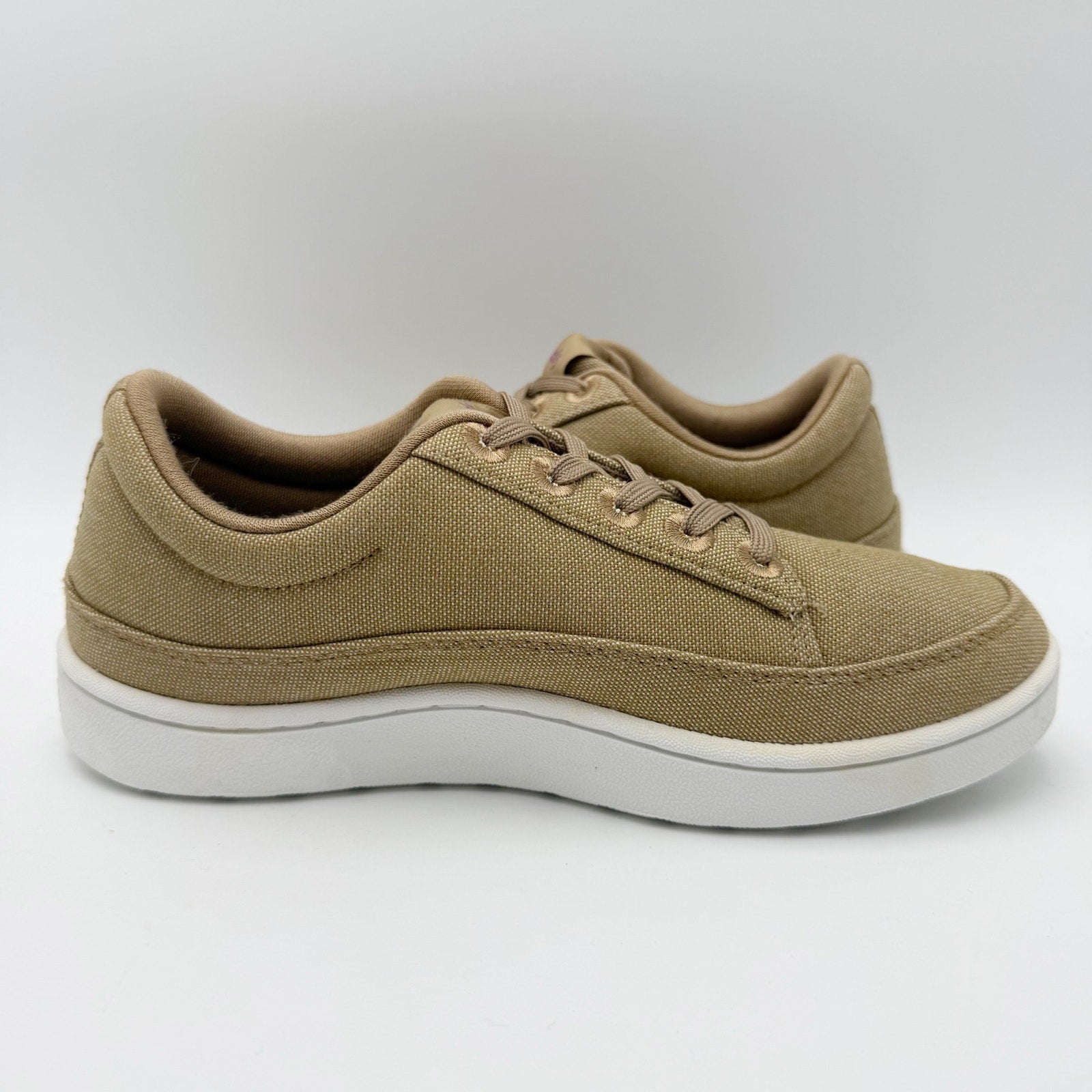AllBirds Womens Canvas Pacer Sneakers US 6 EU 36 Beige Brown NIB