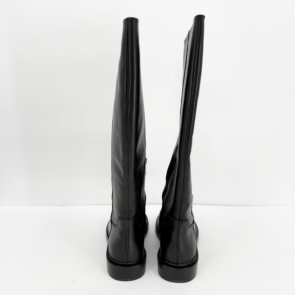 Madewell Womens The Drumgold Mid Calf Boot US 9 M Black Leather NIB