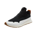 YORK Mens The Gail Recovery Trainer Athletic Shoes Size 12 Black White Knit NIB