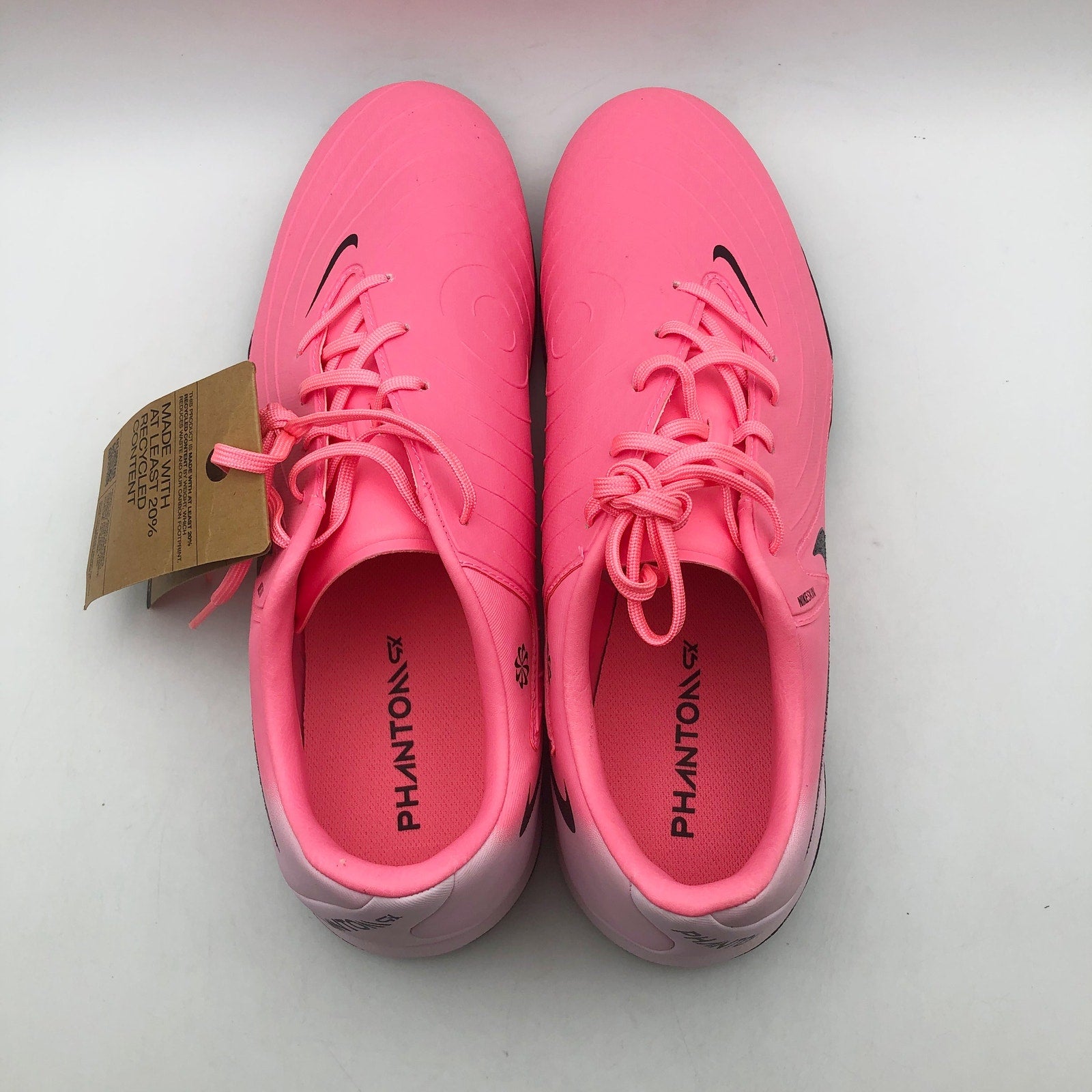 Nike Mens Phantom GX II Academy Indoor Court Soccer Shoes US 11 Pink FJ2581 NWOB