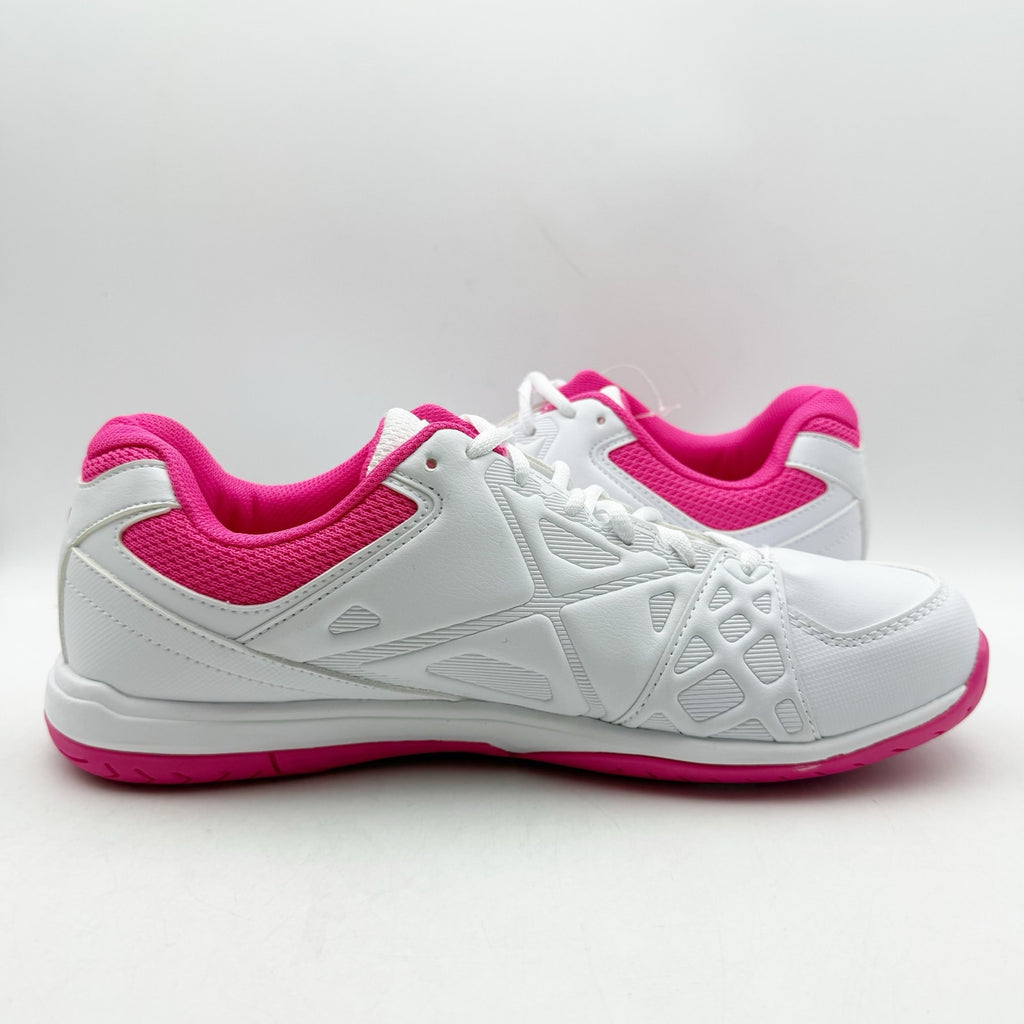 FILA Womens Double Bounce 3 Pickleball Shoes Size 9.5M White Pink Athletic NWOB