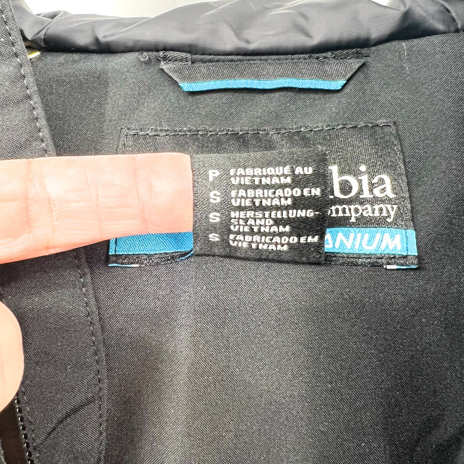 Columbia Mens Highland Summit II Jacket Small Black Waterproof Winter Coat NWT