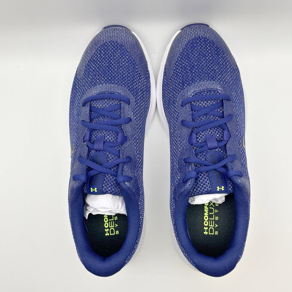 Under Armour Men's Charged Rogue 3 Knit Athletic Shoes Size 10 Blue Running NIB