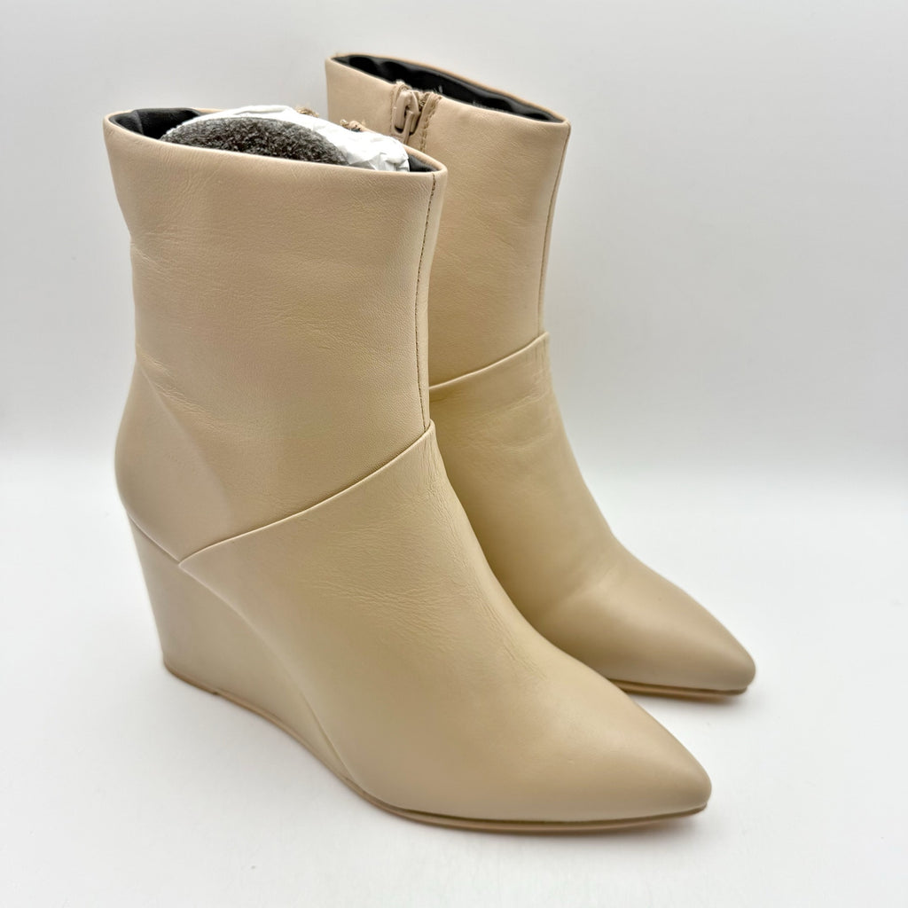 Seychelles Womens Only Girl Wedge Ankle Boots US 6 Tan Leather NIB