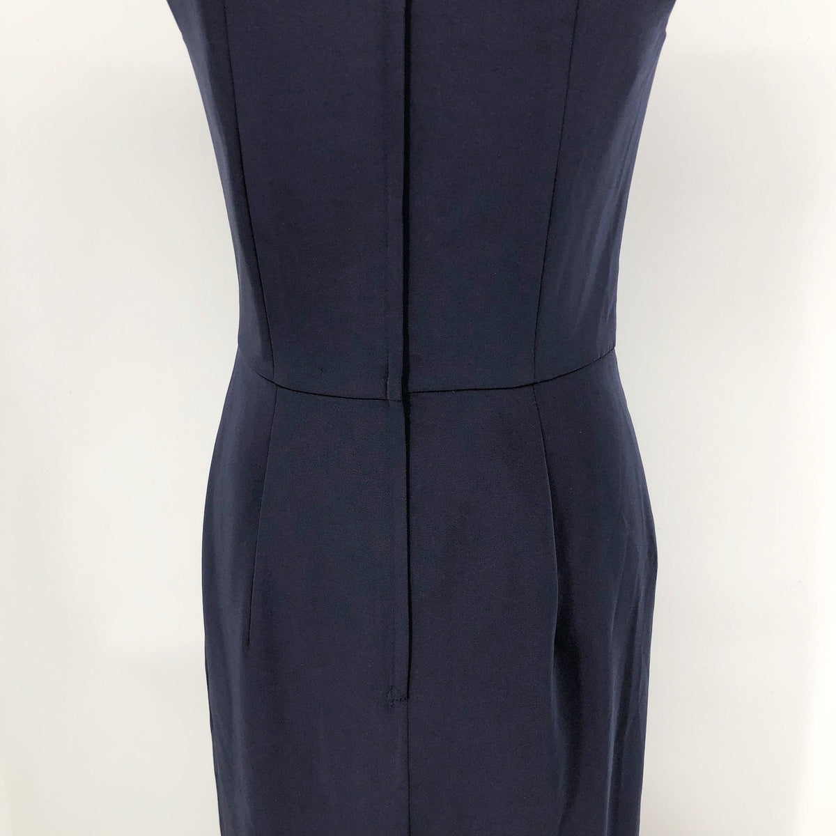 LA FEMME 25206 Jersey Column Gown 2 Navy Blue Off-the-Shoulder Ruched NWOT