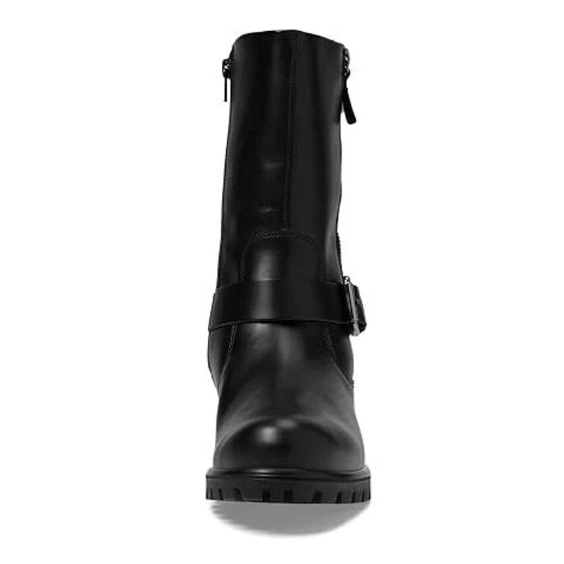 ECCO Womens Modtray Moto Mid Calf Boots EU 38 US 7-7.5 Black Leather NWOB