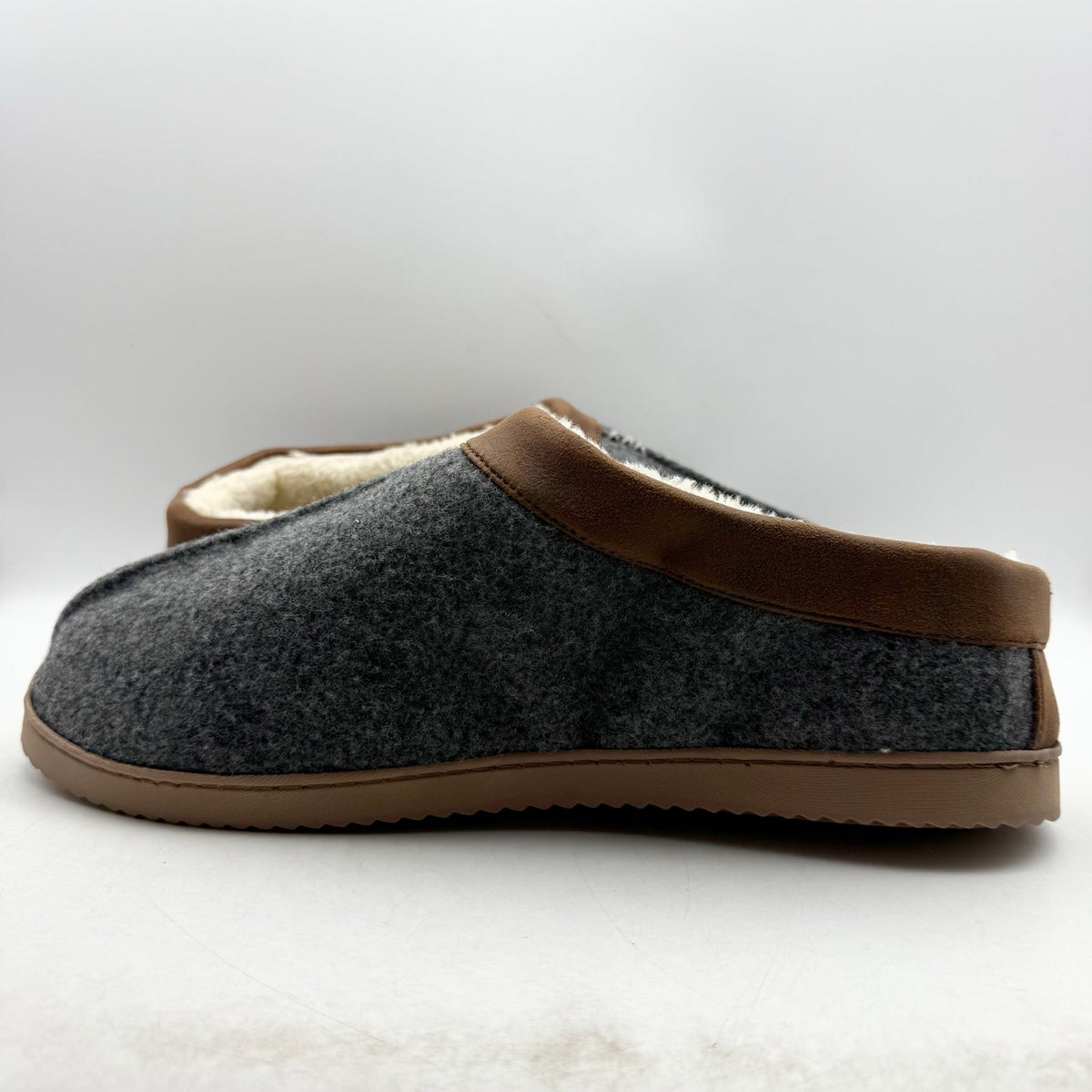 Dearfoams Mens Warner Clog Slippers XL Size 13-14 EU 46.5 Grey NWT