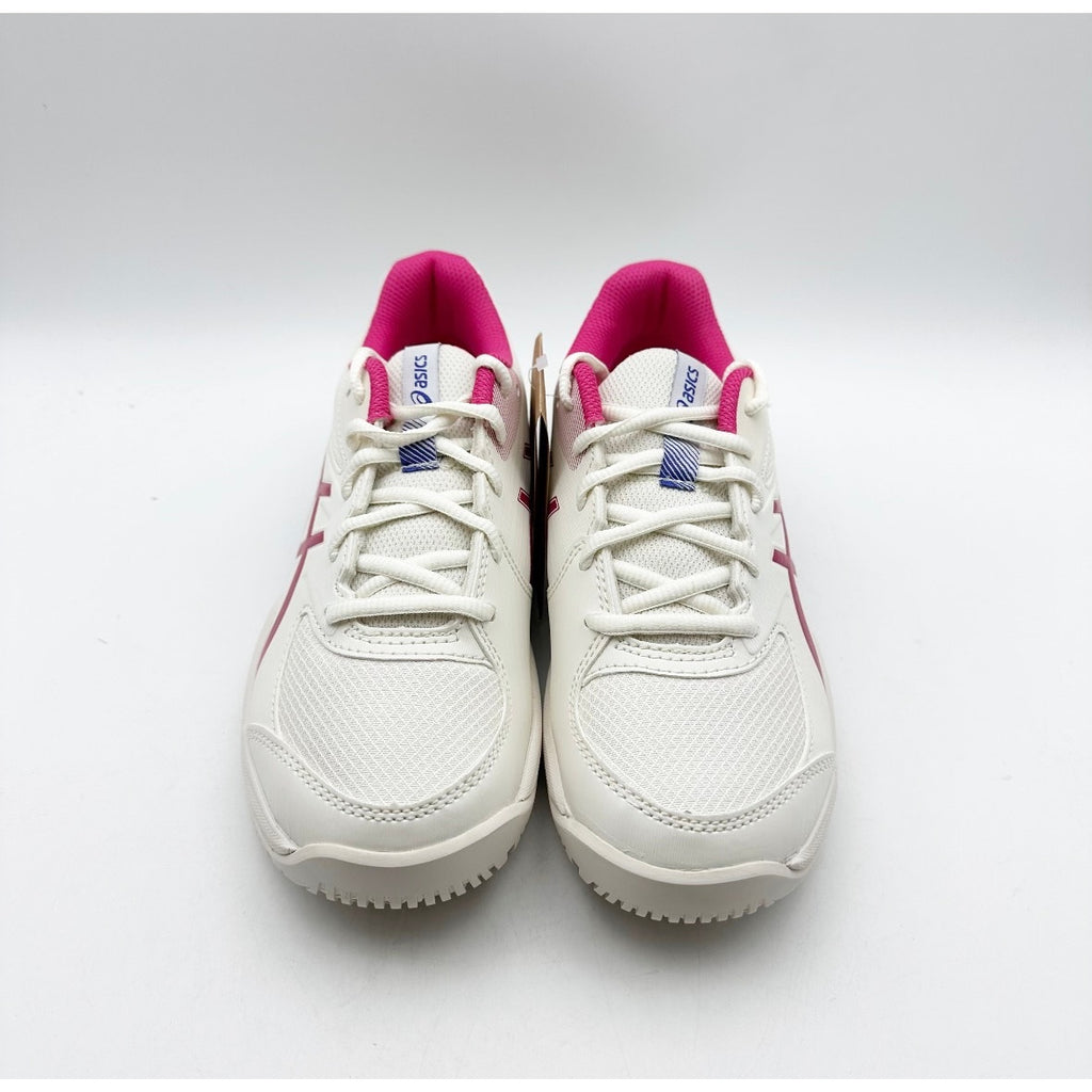 ASICS Kids Gel-Game Grade School Athletic Shoes US 4 White Pink Tennis Court NIB