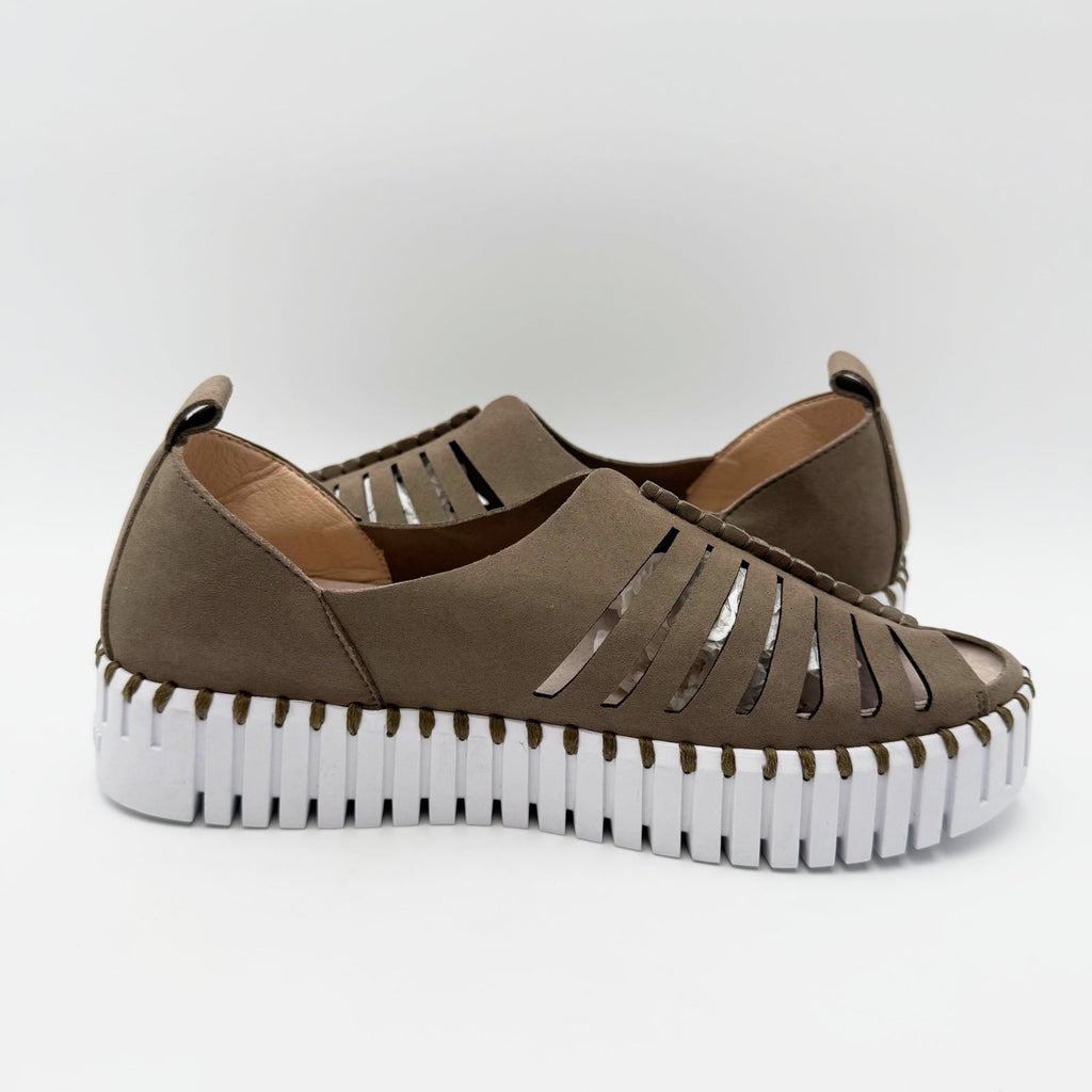 Ilse Jacobsen Womens Tulip 9376 Slip On Shoes Size 7.5 EU 38 Brown NWOB