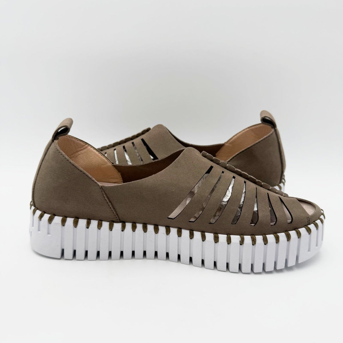 Ilse Jacobsen Womens Tulip 9376 Slip On Shoes Size 7.5 EU 38 Brown NWOB