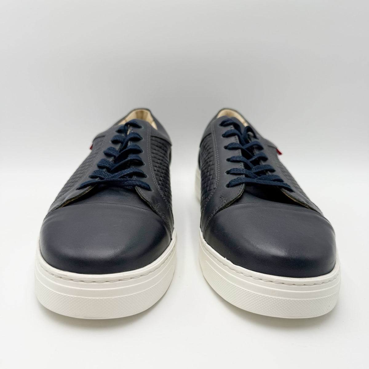 Marc Joseph NY Mens King Street Casual Sneakers Size 10 M Blue Leather NWOB