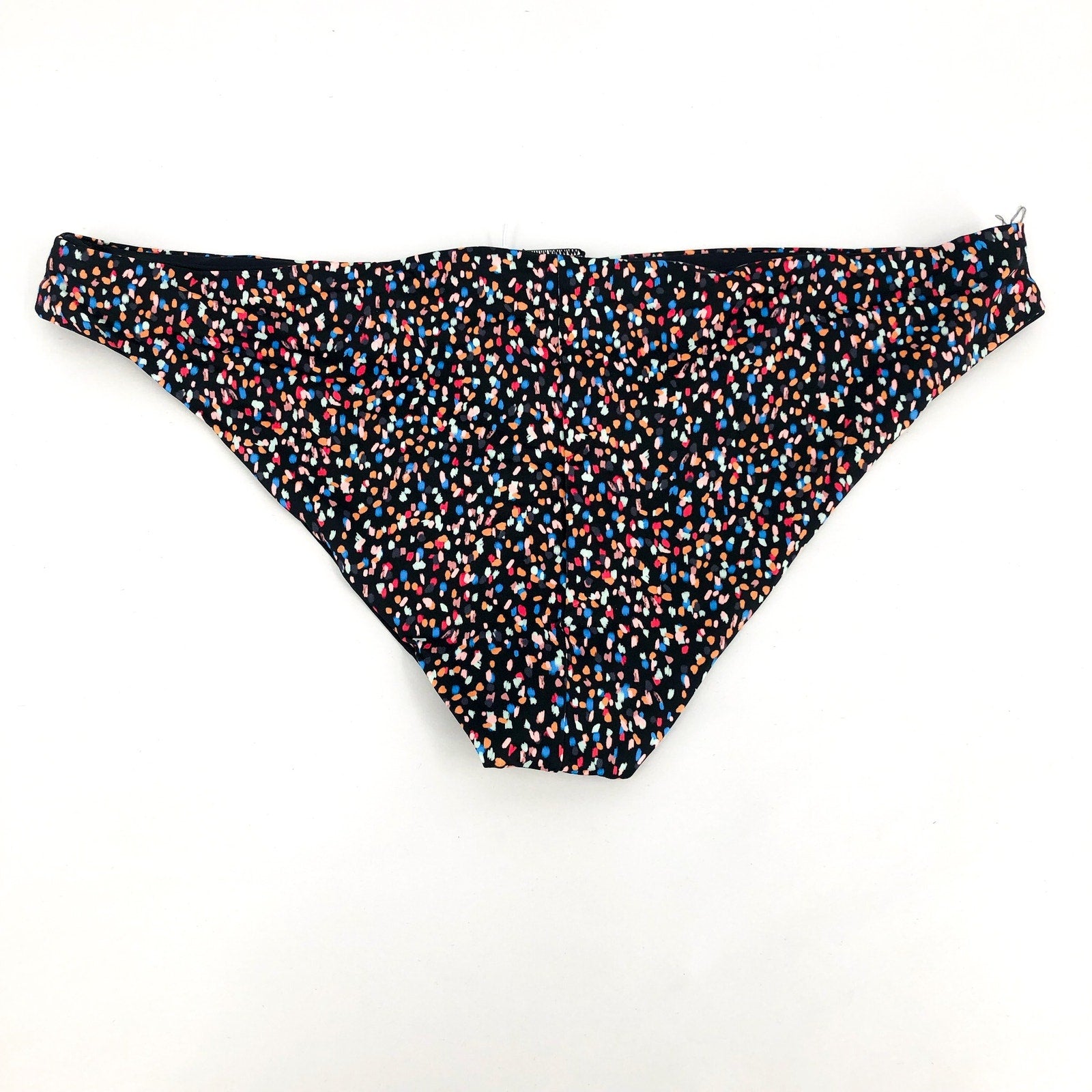 PRANA Women's Gemma Reversible Bikini Bottom Small Black Alotta Dot NWT