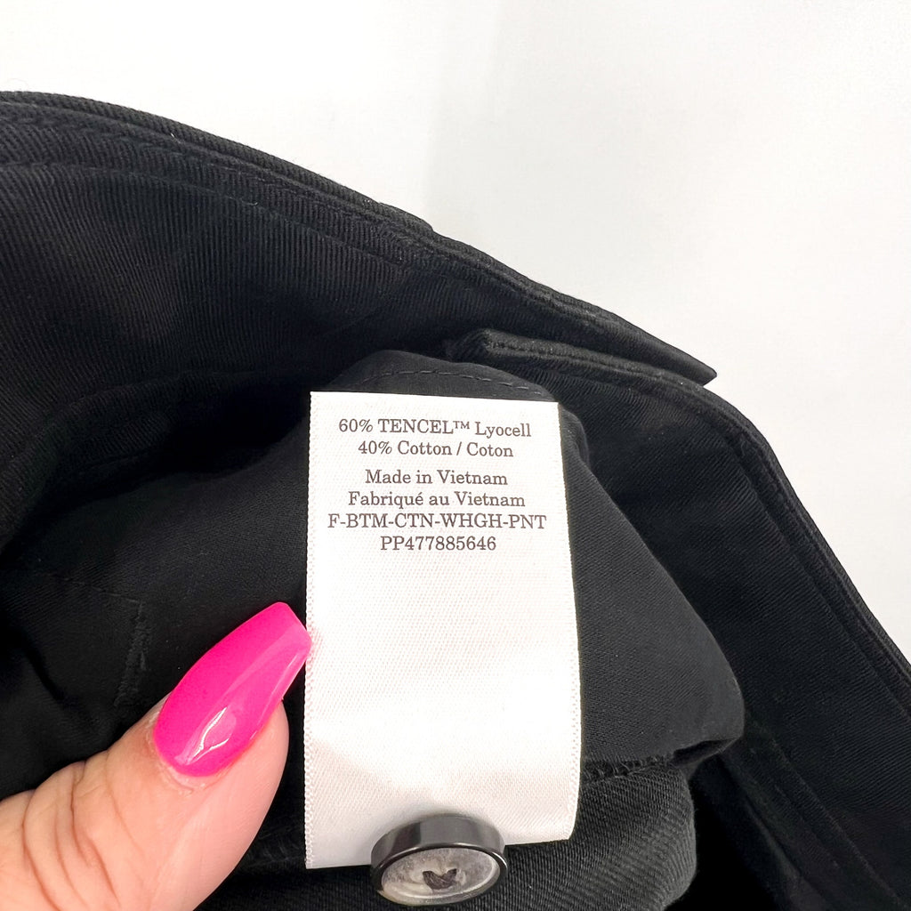 Everlane Womens The Way-High Drape Pants Size 10 Black 31" Inseam Pleated NWT