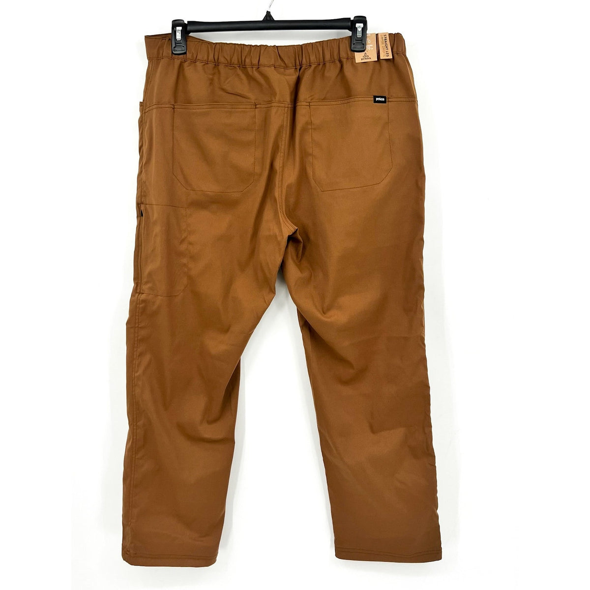 PRANA Men's Stretch Zion Top-Out Pants XL 36-38" Sepia Tan Straight Leg NWT