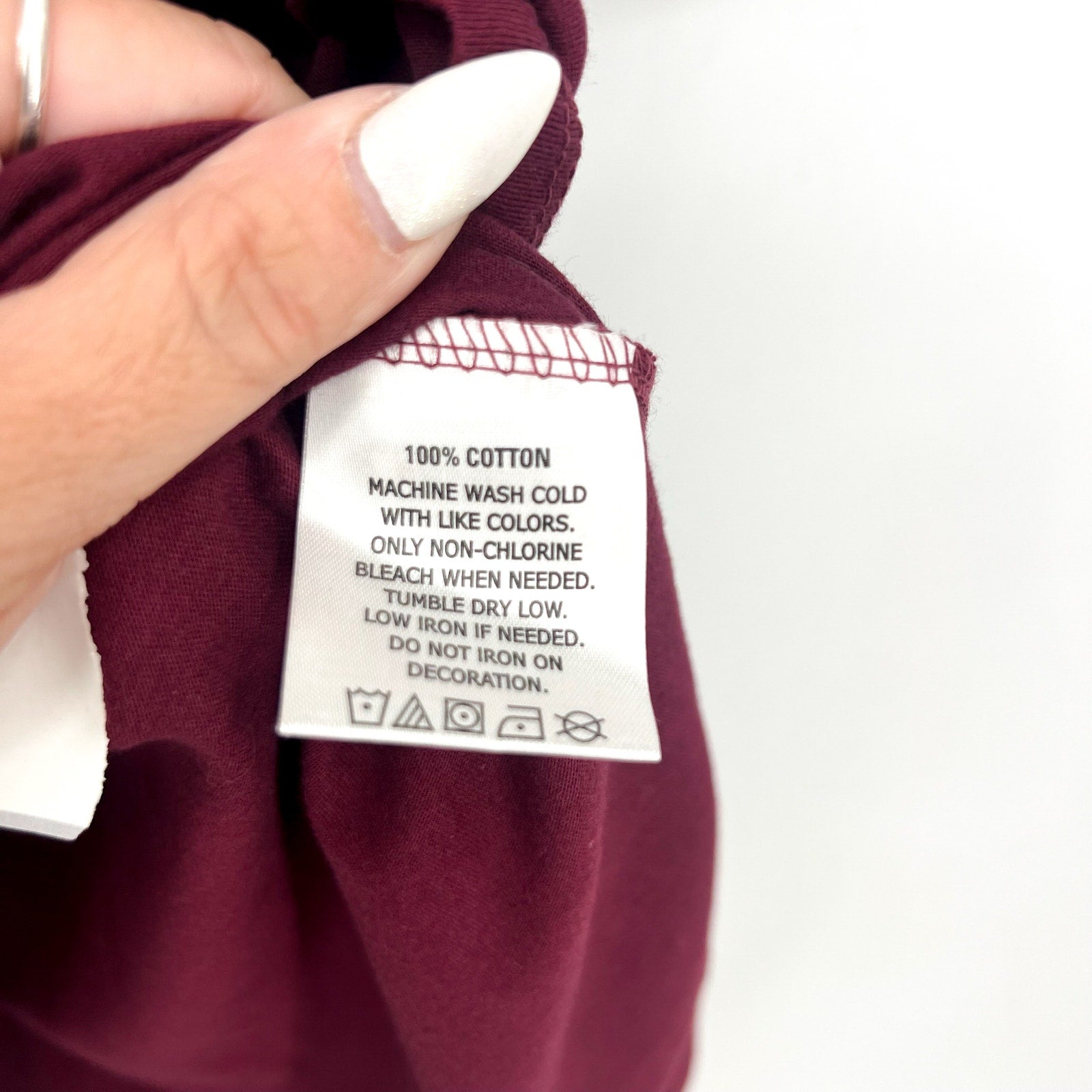 THREE SQUARE Womens Texas A&M Text 1876 T-Shirt XL Maroon Red Short Sleeve NWT