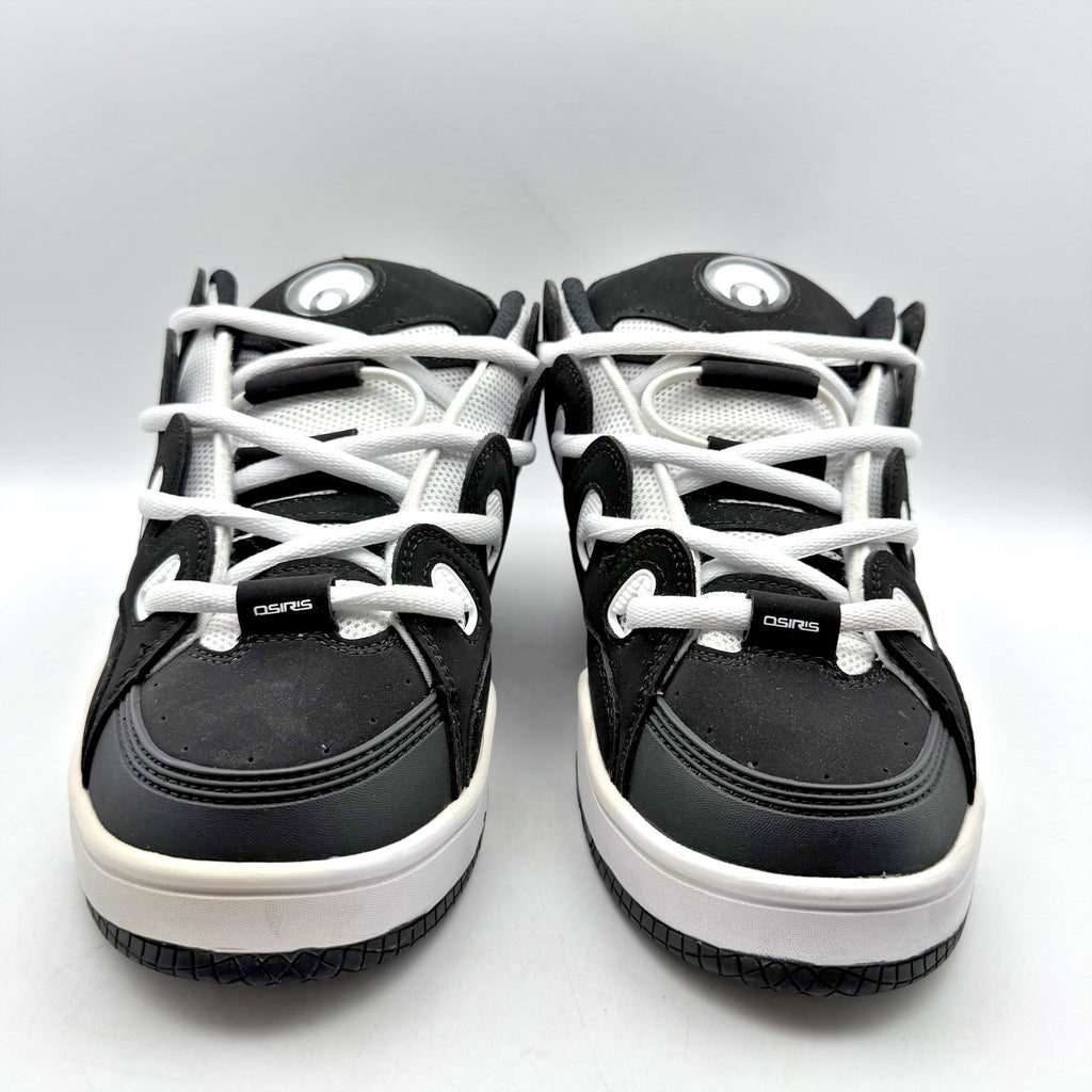 Osiris Mens D3 OG Sneakers US 12 EU 47 Black White EUC