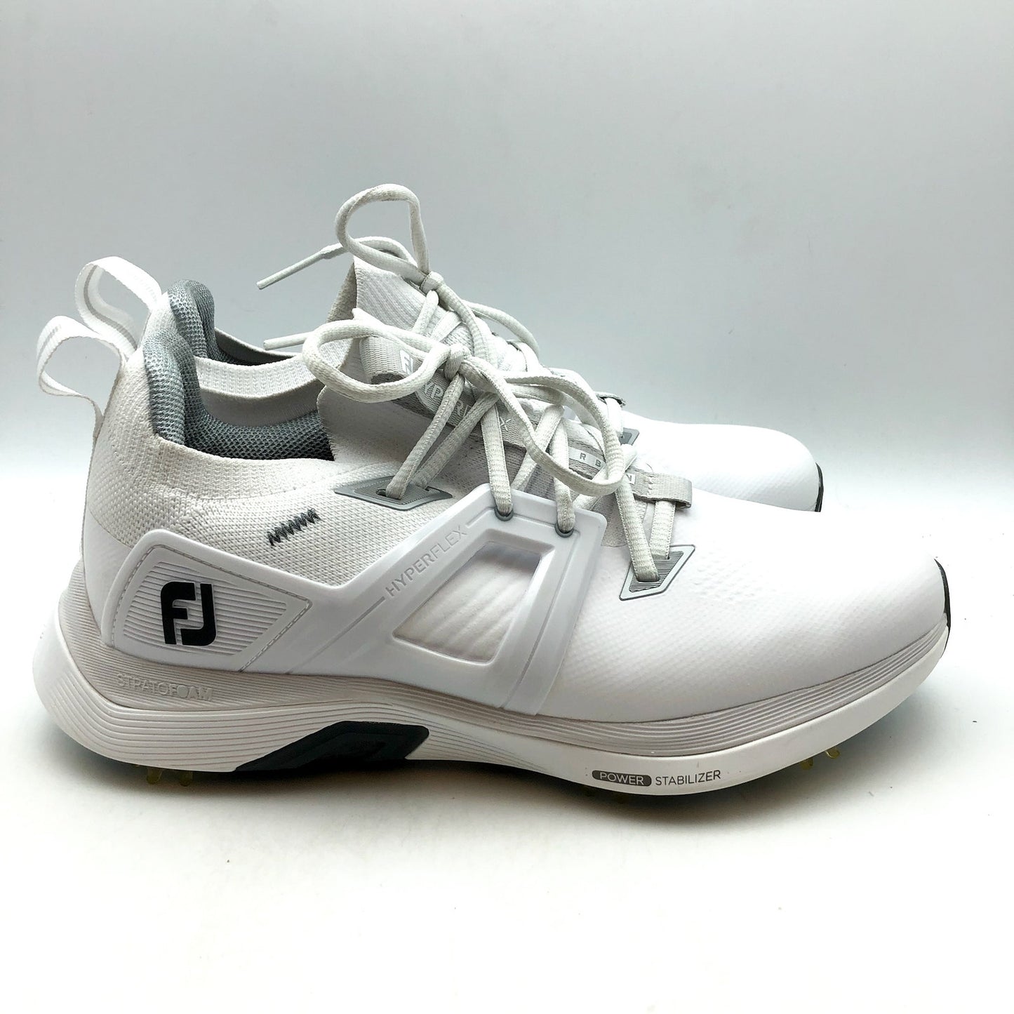 FootJoy Mens Hyperflex Carbon Cleat Golf Sneakers US 7.5 M White Waterproof NIB