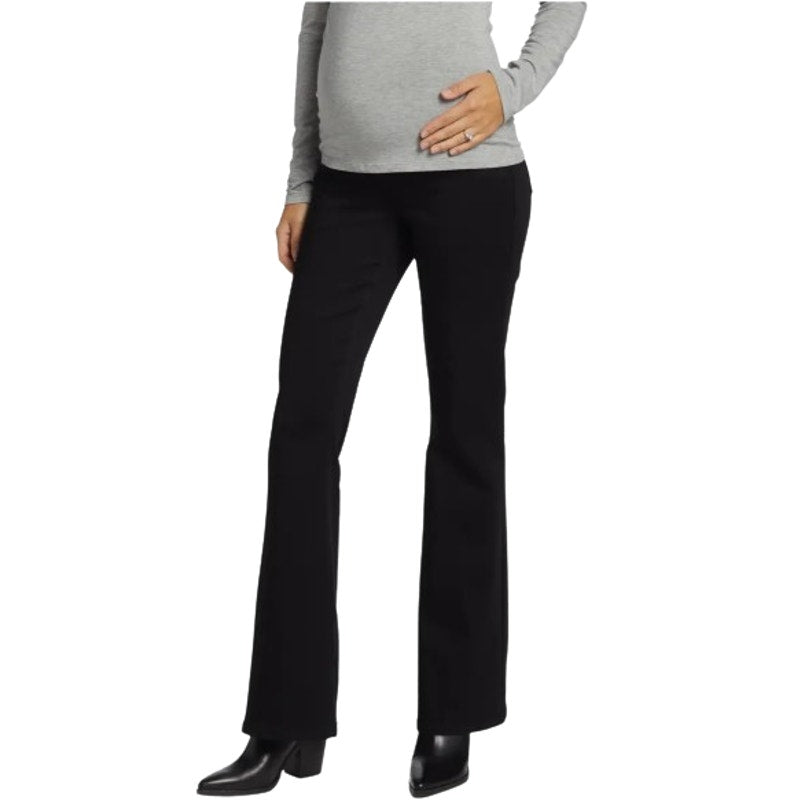 1822 DENIM Maternity Women's Slim Bootcut Jeans Size 10 Black Over Belly NWT