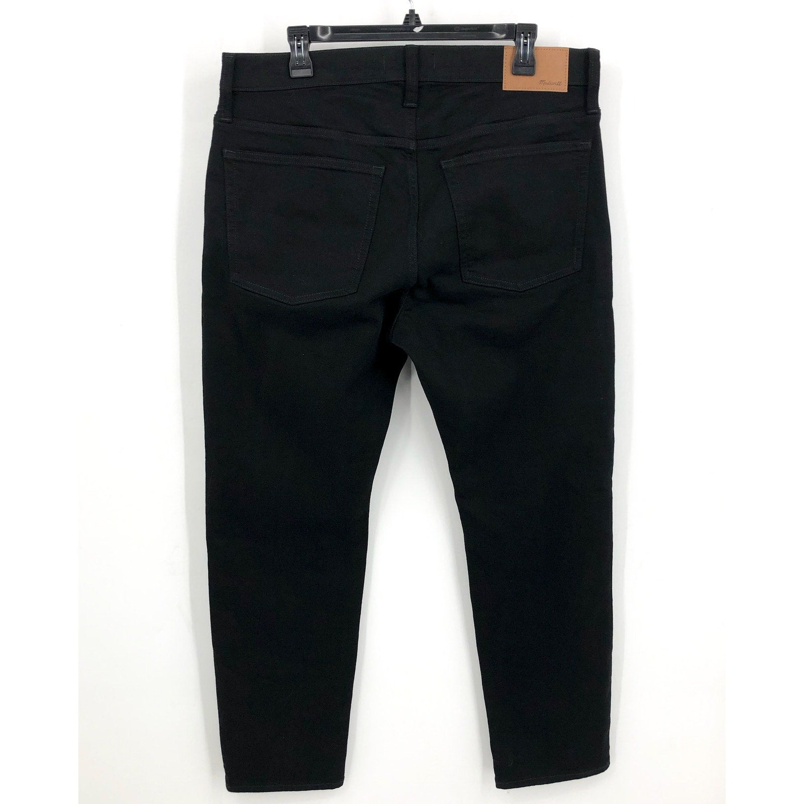 MADEWELL Men's Athletic Slim Jeans 35x30 Black Bainhart COOLMAX ND478 NWT