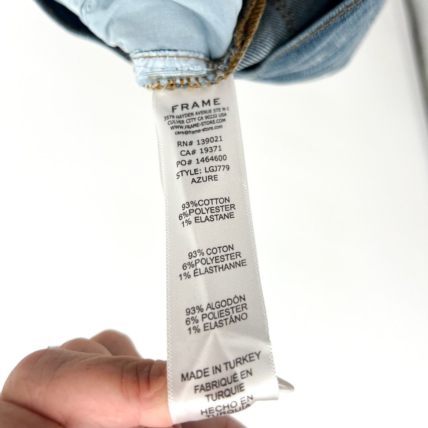 FRAME Women's Le Garcon Slim Boyfriend Jeans Size 25 Dark Blue Distressed NWOT