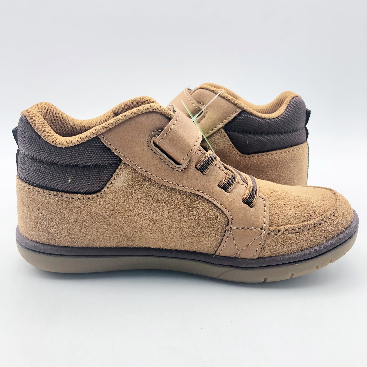 Stride Rite SRT Ames Honey Yellow Boy Boots Size 12.5 Brown Kids Shoes NIB