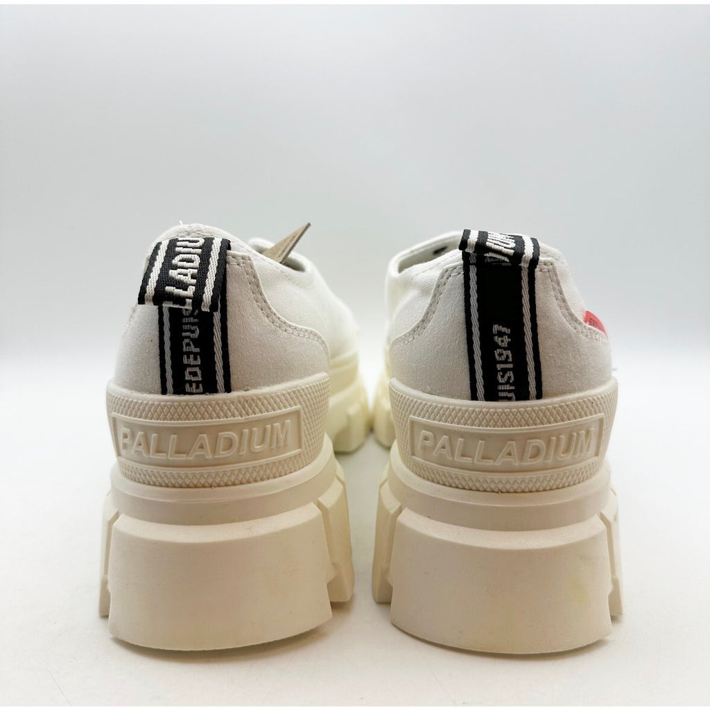 Palladium Womens Revolt Lo TX Platform Casual Sneakers Size 10 White NWOB