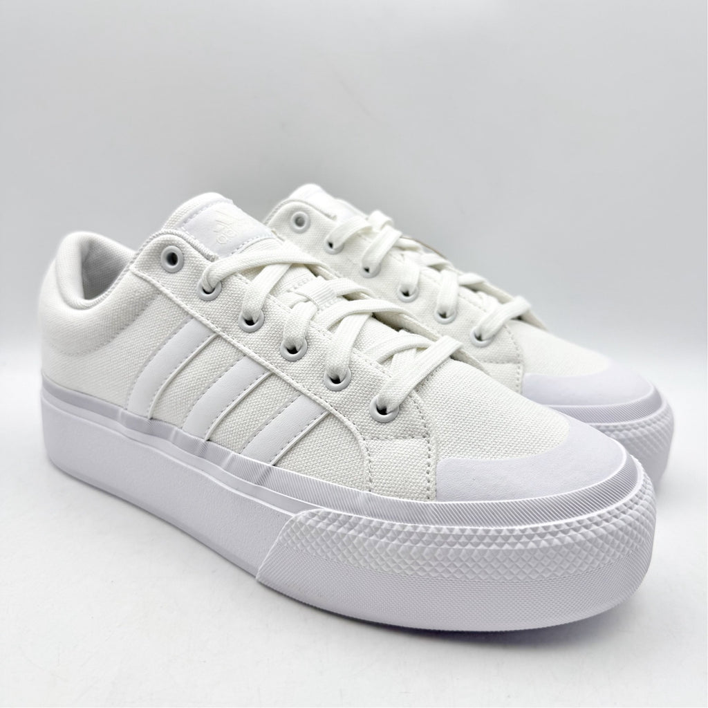 Adidas Womens Bravada 2.0 Skateboard Platform Sneakers US 8.5 White NWT