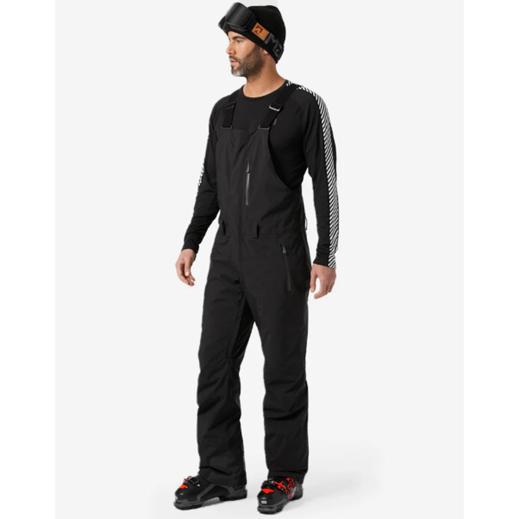 Helly Hansen Mens Legendary Insulated Snow Bibs XL Black Waterproof Pants NWT