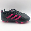 Adidas Big Kids Goletto VIII Firm Ground Soccer Cleats Size 4.5 Black Pink NIB