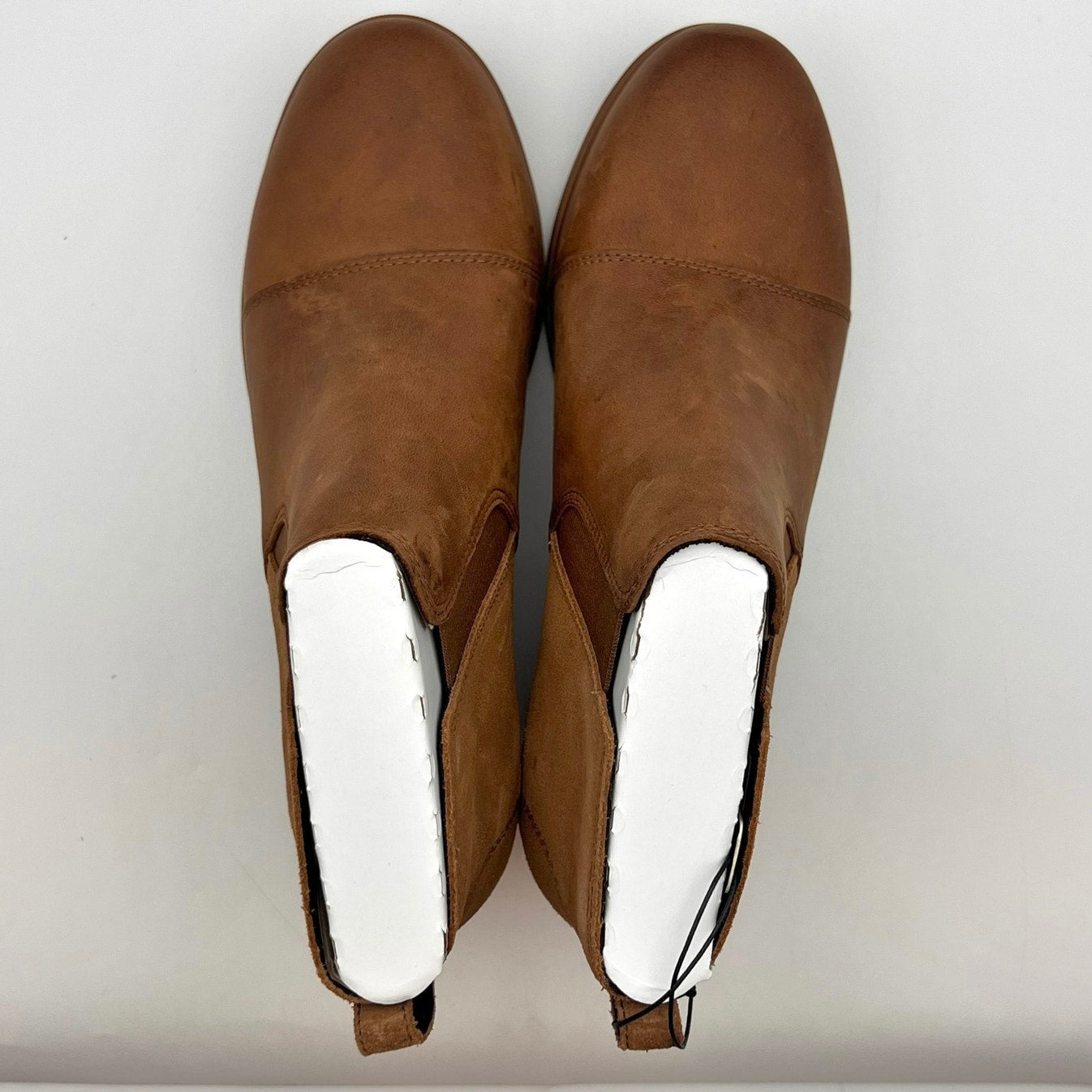 Sorel Womens Evie Ankle Boots Size 9 EU 40 Tan Leather Waterproof NIB