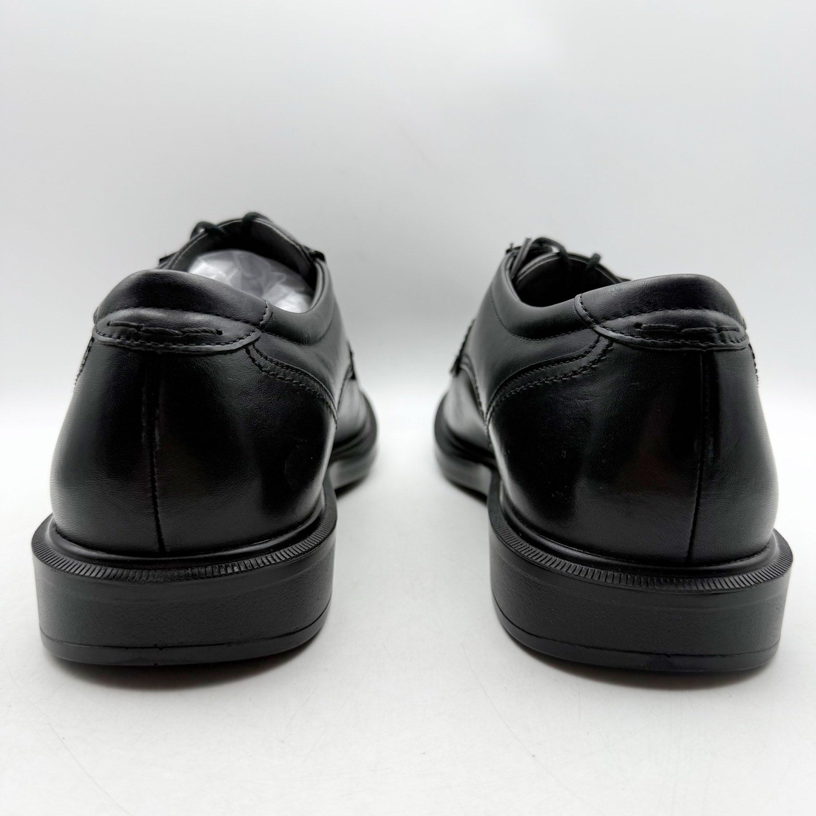 SAS Mens Ambassador Lace Up Comfort Oxford Shoes US 9.5 Wide Black Leather NWOB