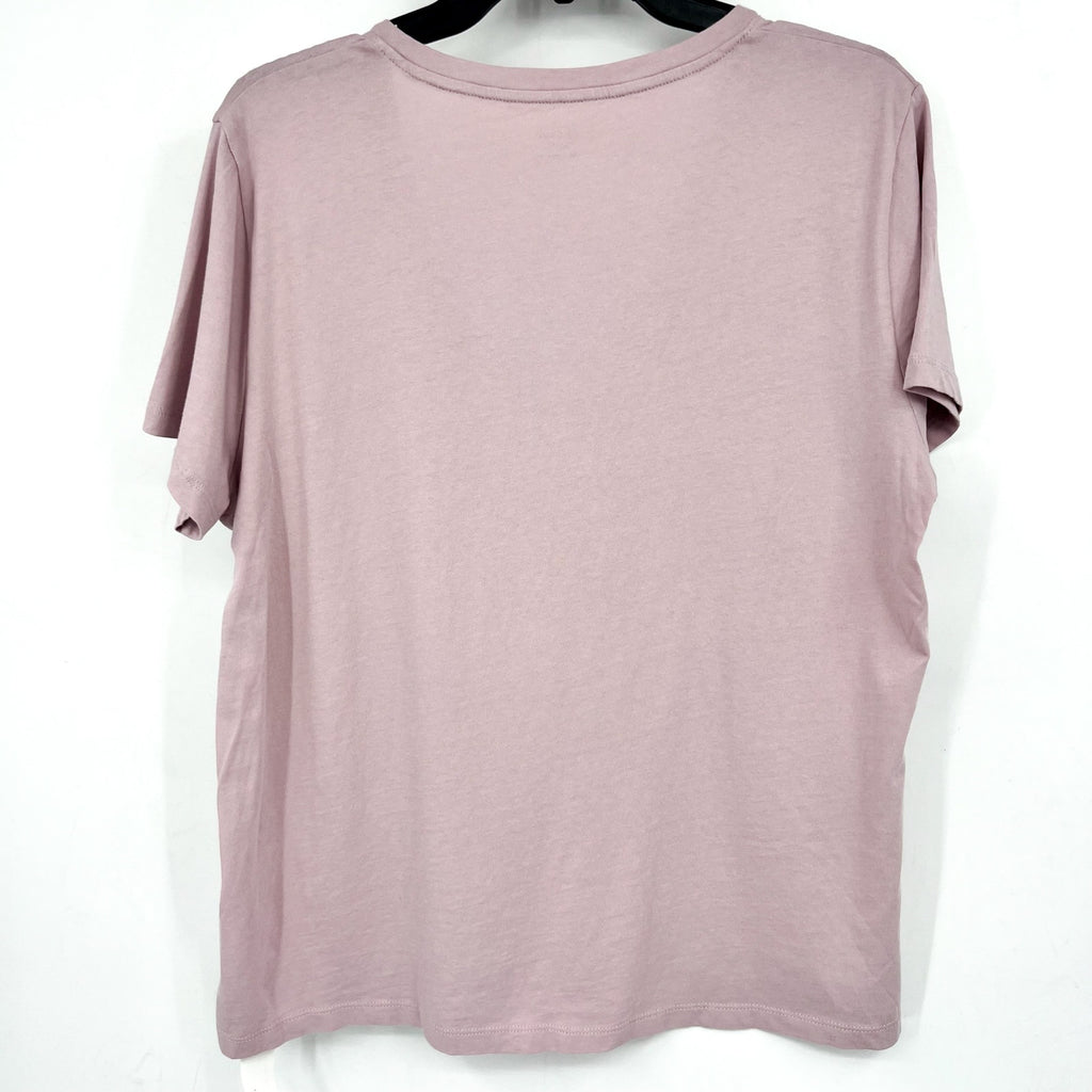 MADEWELL Women's Northside V-neck Tee XL Purple Classic Lilac Short Sleeve NWT