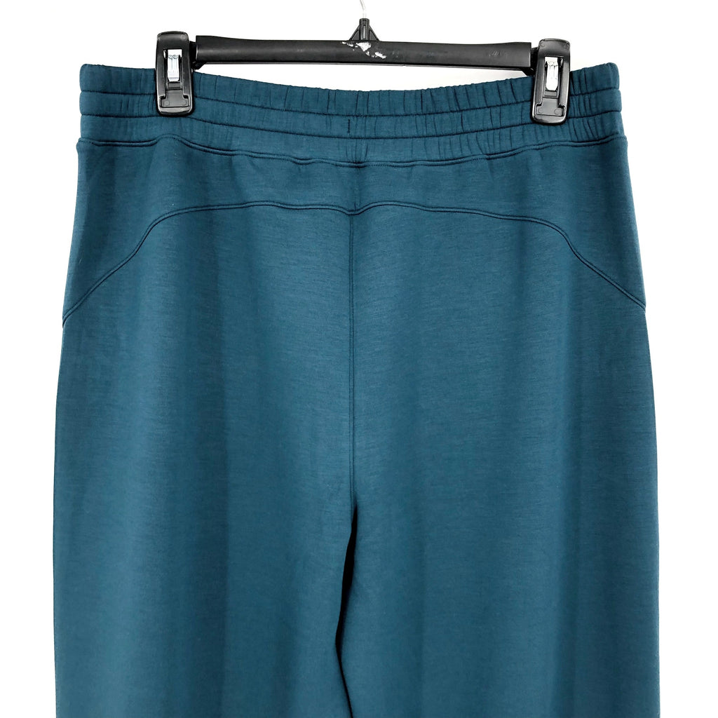 SPANX Women's AirEssentials Wide Leg Pants XL Crystal Teal Blue Knit Stretch NWT