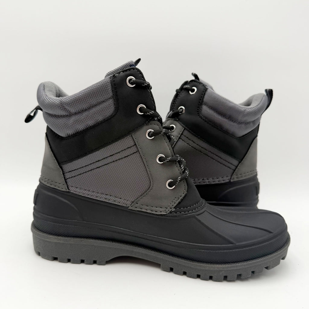 SPERRY Kids Storm Hopper Winter Boots Size 5 EU 37 Grey Black NWOB