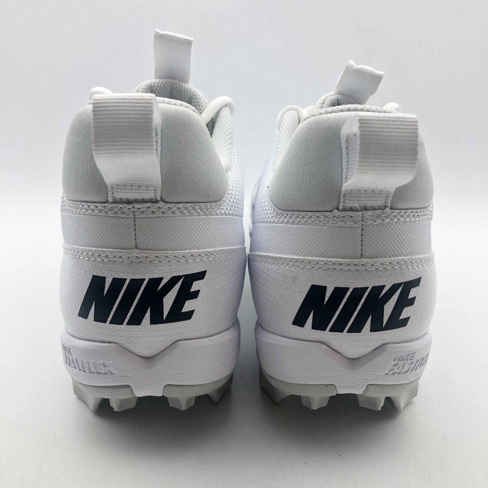 Nike Mens Alpha Menace 4 Shark Football Cleats Size 13 White Black NWOB