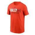 NIKE Mens Houston Astros Rally Home Graphic T-shirt Small Orange NWT