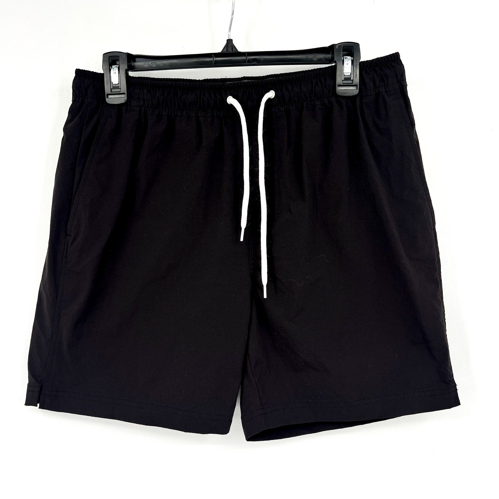 EVERLANE Men's The ReNew Swim Shorts Medium Black Drawstring NWT