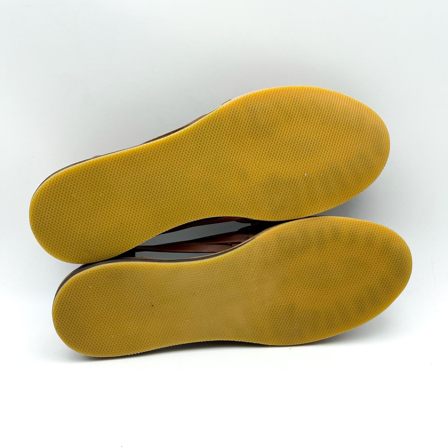 NISOLO Mens Huarache Water Resistant Sandals US 8.5 Brandy Leather NWOB