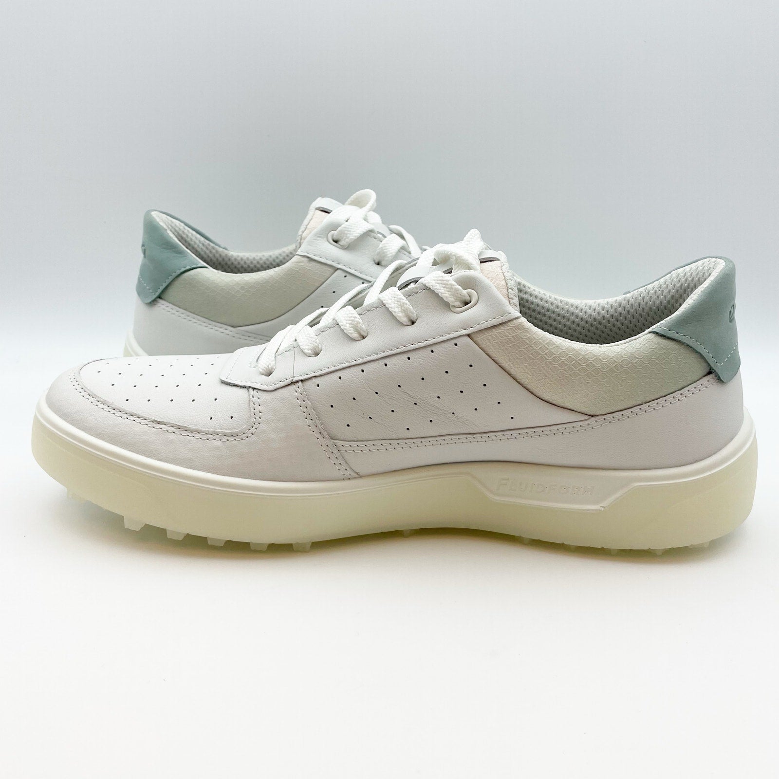 ECCO Womens Tray Hydromax Hybrid Golf Shoes US 10 EU 41 White Leather NIB