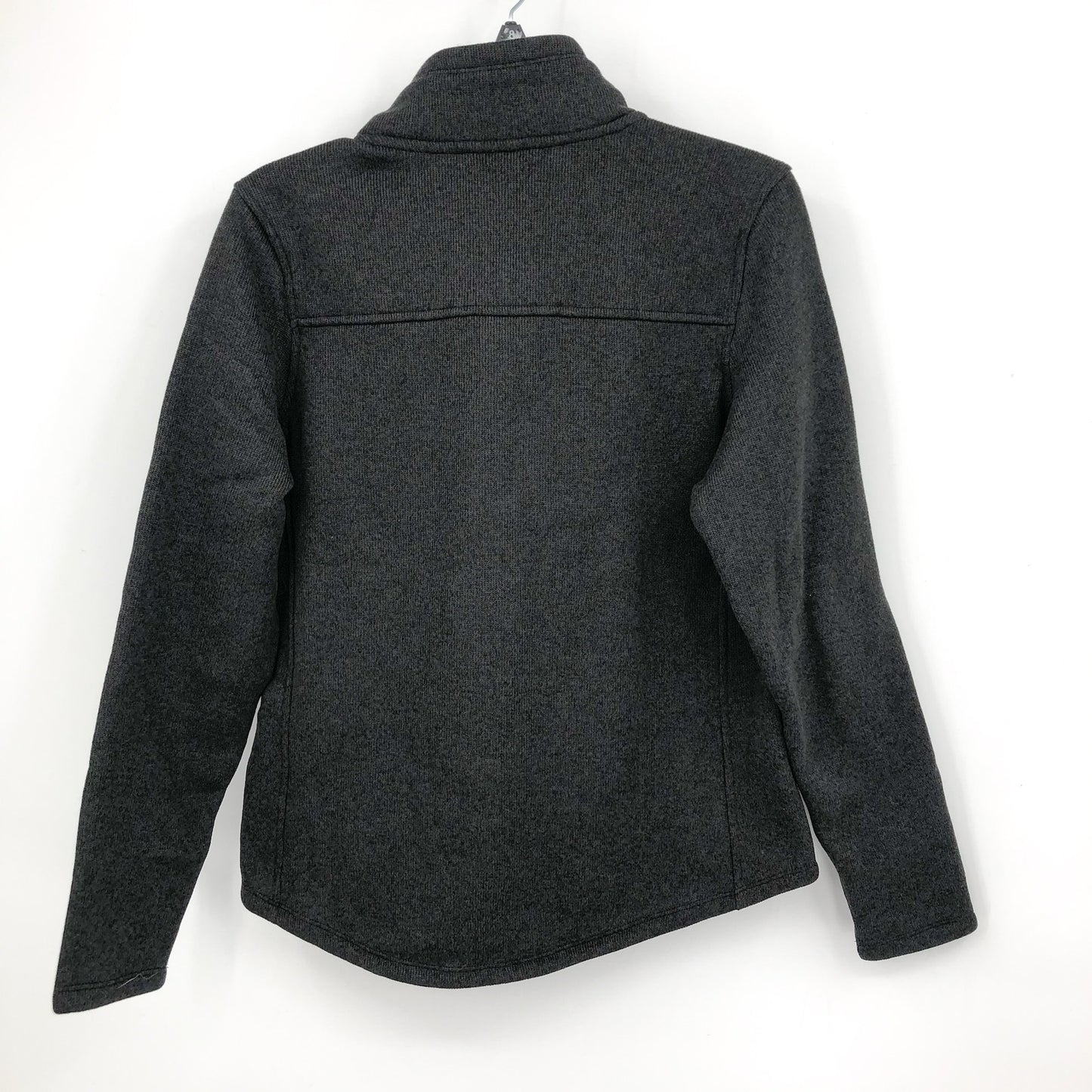 THE NORTH FACE Women Crescent 1/4 Zip Pullover Fleece Medium Black Heather NWT